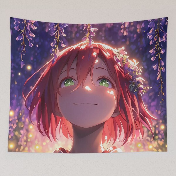 Item preview, Ancient Chise Hatori Magus Bride Anime Wisteria Lantern Enchanted Grace designed and sold by mildaclairmo.