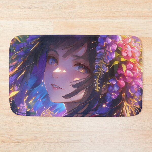 Item preview, Delicate Nadeko Sengoku Bakemonogatari Anime Wisteria Lantern Radiance designed and sold by mildaclairmo.