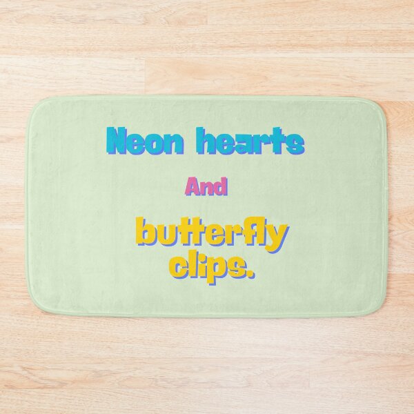 Item preview, Neon Hearts & Butterfly Clips designed and sold by 0606PM.