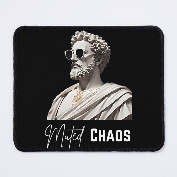 Item preview, Muted Chaos- Stoic Philosopher Marcus Aurelius Art designed and sold by LexaArtworks.