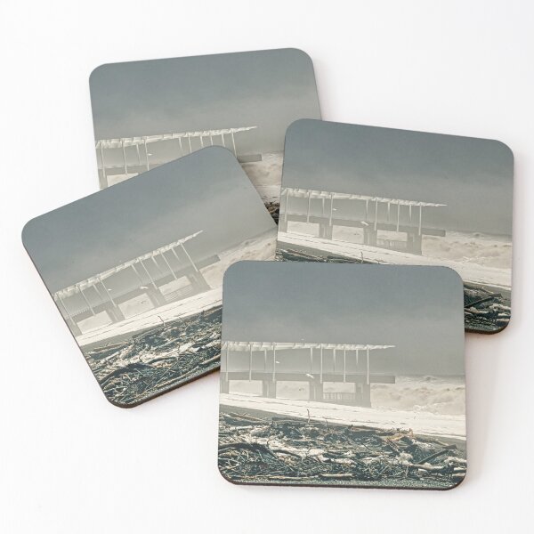 Item preview, Napier Pier And Beaches After Cyclone Gabrielle designed and sold by Alex Preiss.