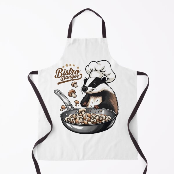 Item preview, Badger Chef Cooking Mushrooms designed and sold by Uglyandcute.