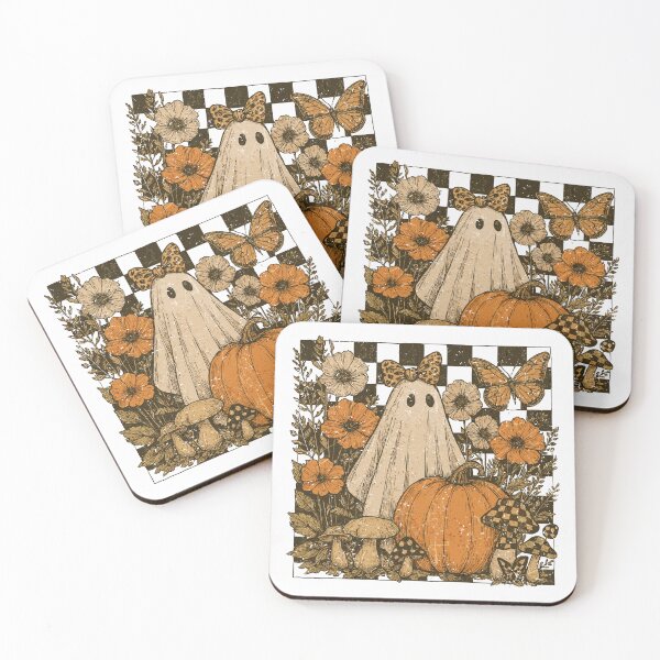 Artikelvorschau, Vintage-Geister-Halloween entworfen und verkauft von TalalosART.