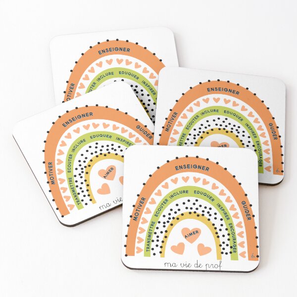 Item preview, My life as an orange/khaki rainbow teacher designed and sold by berelartiste.
