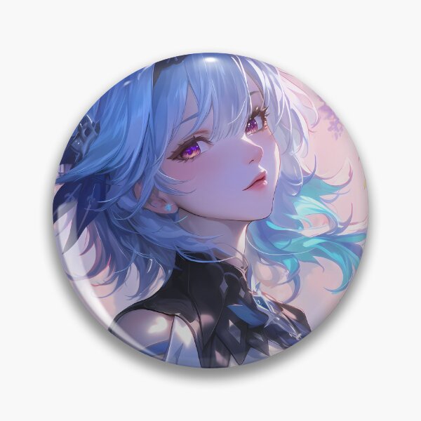 Item preview, Eula Cryo Maiden Amid Wisteria Blooms Genshin Impact Game designed and sold by mildaclairmo.