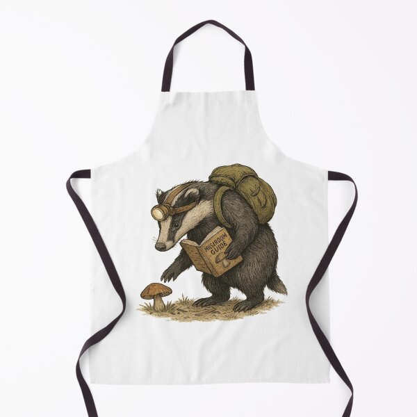 Item preview, Shroom Hunter” Badger Explorer designed and sold by Uglyandcute.