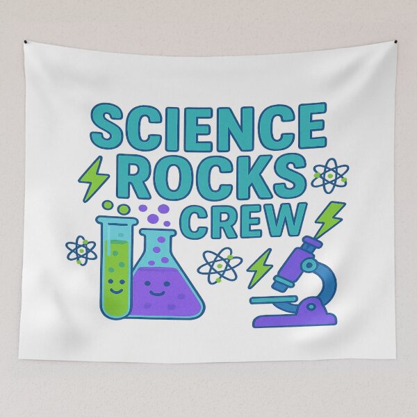 Item preview, Science Rocks Crew – Fun Back to School Design for Teachers & Kids designed and sold by Rajasekar.
