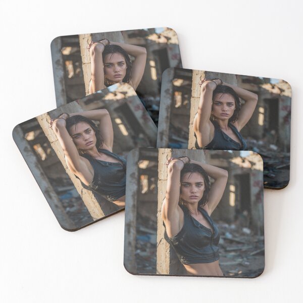Item preview, Model Photography Beautiful woman in leather vest in ancient ruins  designed and sold by Vintage Designs +.
