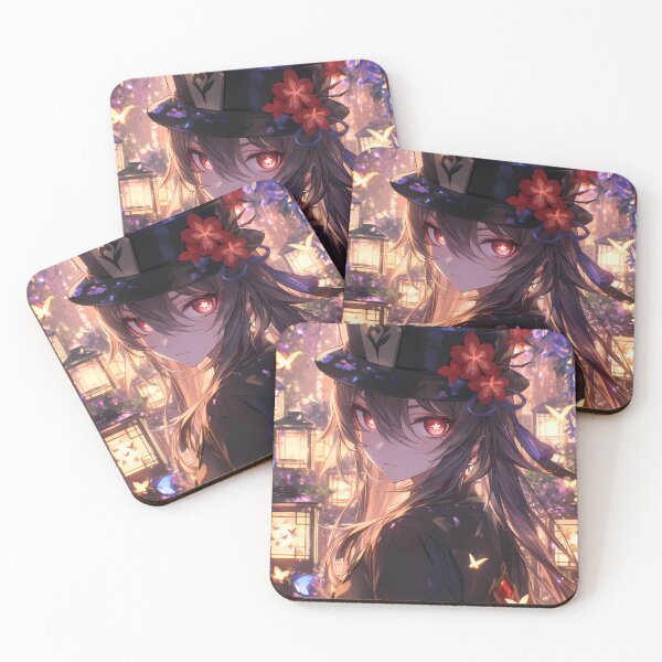 Item preview, Hu Tao Exorcist Beneath Wisteria Blossoms Genshin Impact Game designed and sold by mildaclairmo.