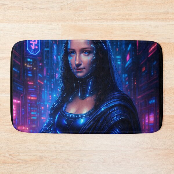 Item preview, Cyberpunk Mona Lisa designed and sold by kiwiartyfarty.