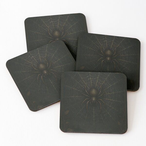 Item preview, Gothic Spider in Web – Dark Elegant Design designed and sold by DanielBDesigns.