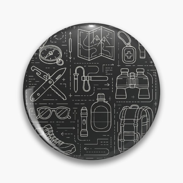 Item preview, Copy of Hiking Essentials Blueprint designed and sold by wolfkin-design.