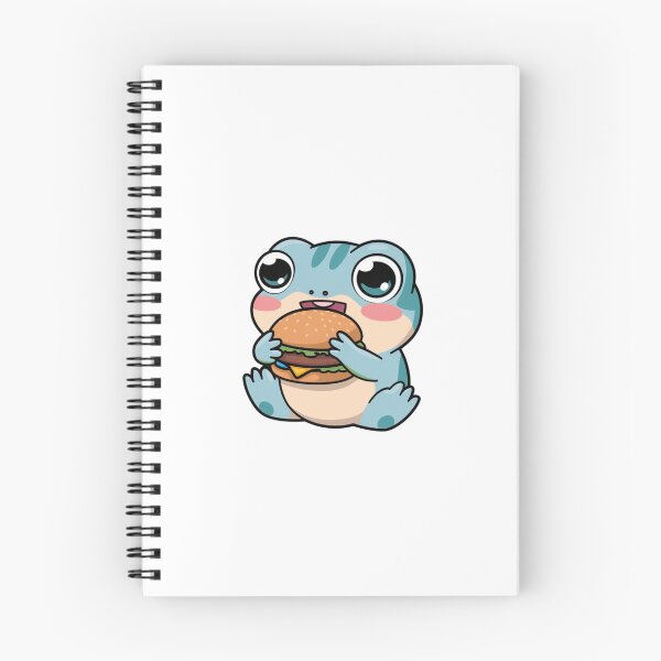 Item preview, frog eating burger designed and sold by Eternalski.