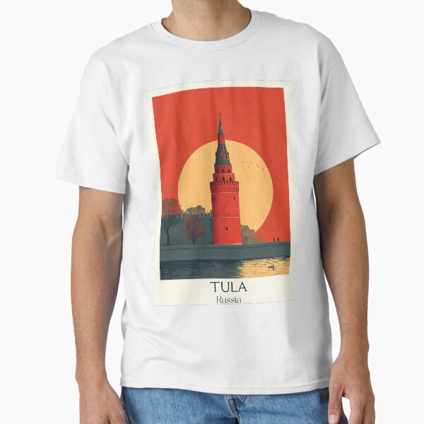Item preview, Tula Red Tower Under Vibrant Sunset Minimal Poster	 designed and sold by TuncGK.