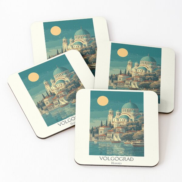 Item preview, Volgograd Cathedral and Hilltop Horizon Travel Print	 designed and sold by TuncGK.