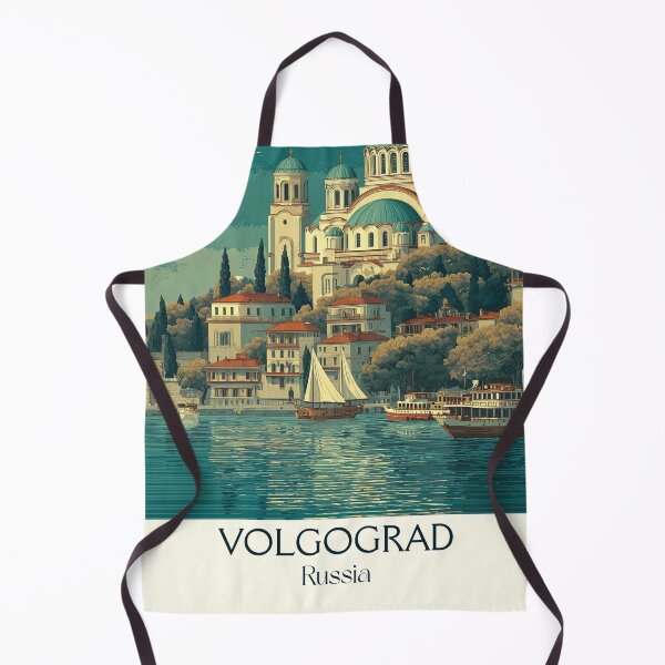 Item preview, Volgograd Cathedral and Hilltop Horizon Travel Print designed and sold by TuncGK.