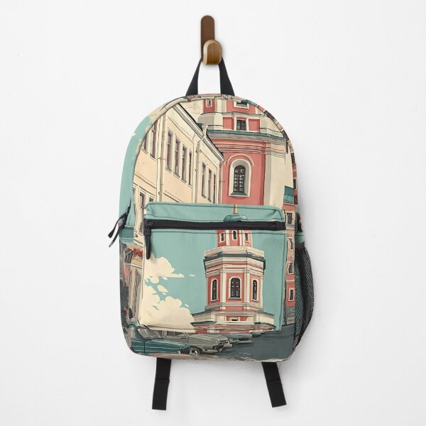 Item preview, Voronezh Elegant Pastel Architecture in Urban Street Scene designed and sold by TuncGK.