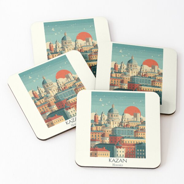 Item preview, Kazan Multicultural Skyline Mosque and Domes Wall Poster	 designed and sold by TuncGK.