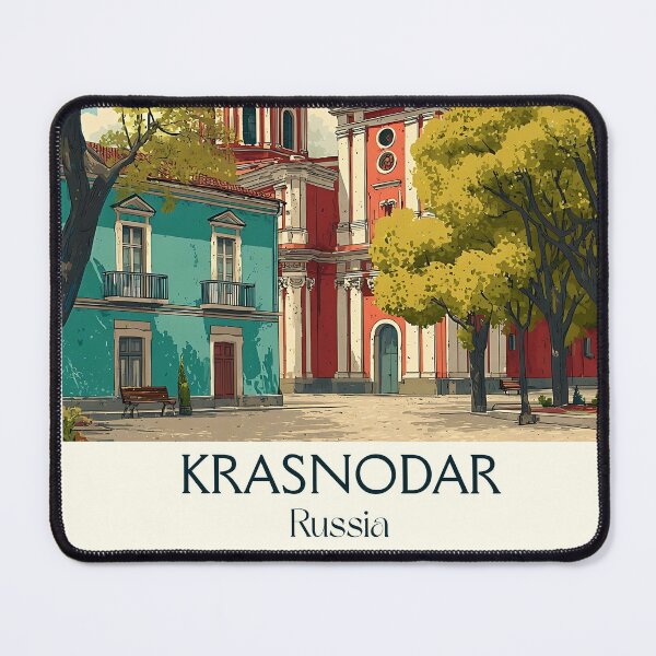 Item preview, Krasnodar Country Church and Autumn Forest Scenic Poster designed and sold by TuncGK.