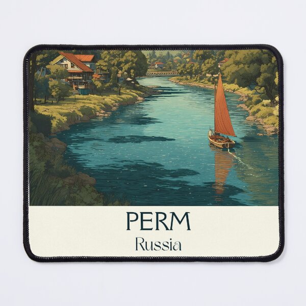 Item preview, Perm Forested Lake Mountainside Adventure Poster designed and sold by TuncGK.