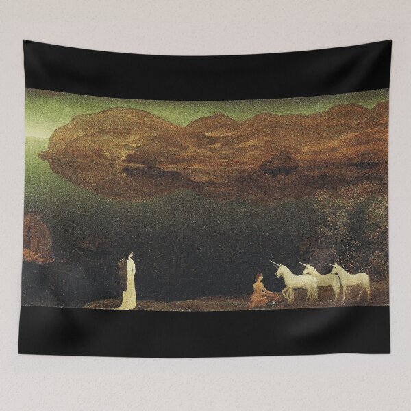 Item preview, Unicorns by Arthur Bowen Davies  designed and sold by Vintage Designs +.