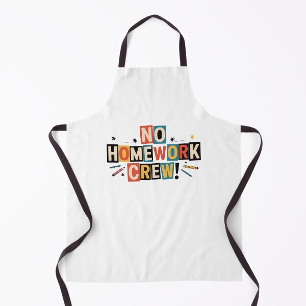 Item preview, No Homework Crew – Funny Back to School Cartoon Design for Students designed and sold by MonkiFlipp.