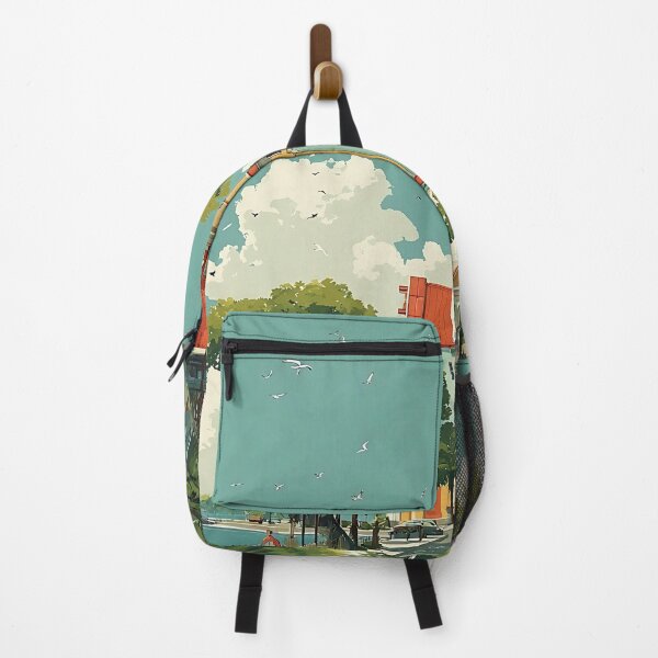 Item preview, Samara Riverside Church and Lush Trees Travel Poster	 designed and sold by TuncGK.