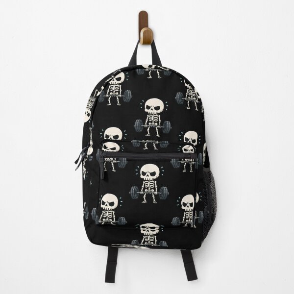 Item preview, Skeleton Halloween Gymrat Deadlift Lifting Boys Girls Kids designed and sold by rafaeltto.