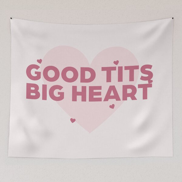 Item preview, Good Tits, Big Heart – Reneé Rapp Tummy Hurts Lyric designed and sold by moonna designs.
