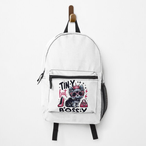 Item preview, Tiny But Bossy – Sassy Yorkie with Handbag & Heels designed and sold by dogslover22.