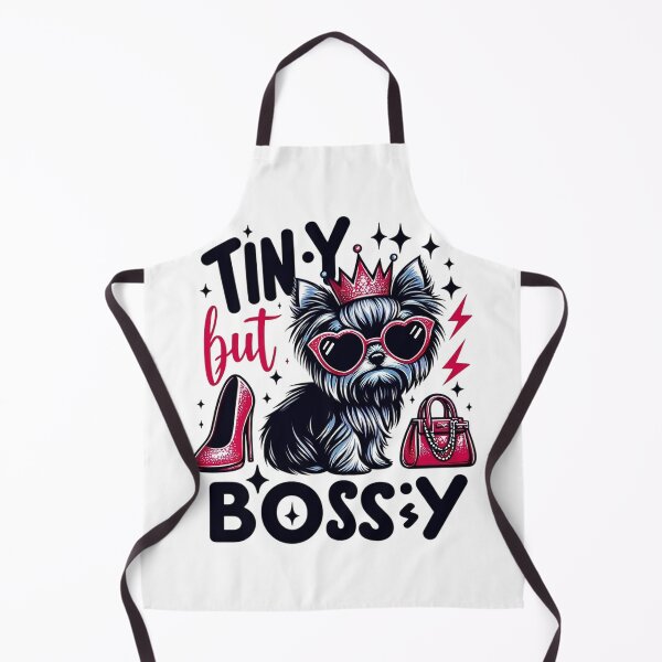 Item preview, Tiny But Bossy – Sassy Yorkie with Handbag & Heels designed and sold by dogslover22.