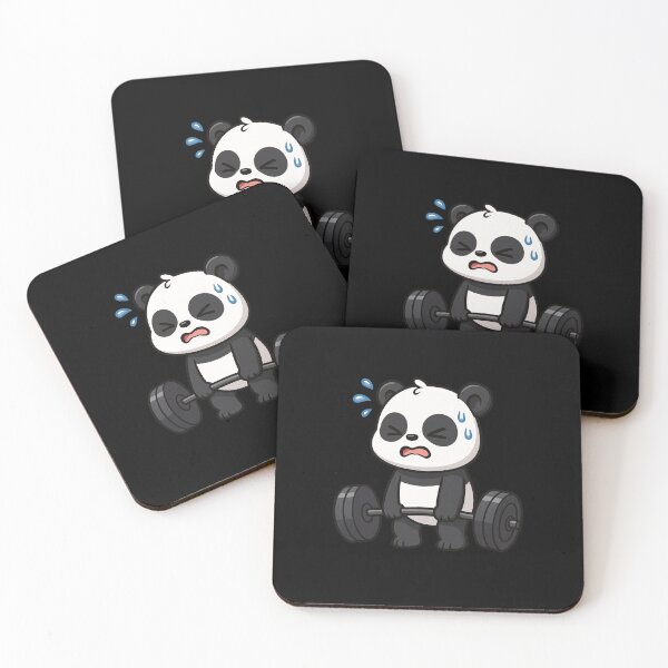 Item preview, Panda Gymrat Deadlift Lifting Animal Lover Boys Girls Kids designed and sold by rafaeltto.