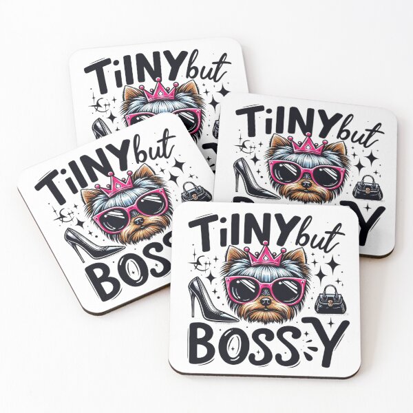 Item preview, Tiny But Bossy – Yorkie in Sunglasses Street Style Design designed and sold by dogslover22.