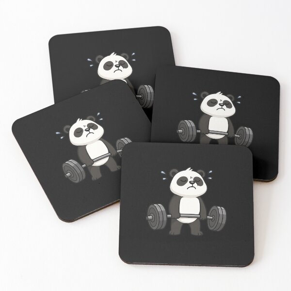 Item preview, Panda Gymrat Deadlift Lifting Animal Lover Boys Girls Kids designed and sold by rafaeltto.