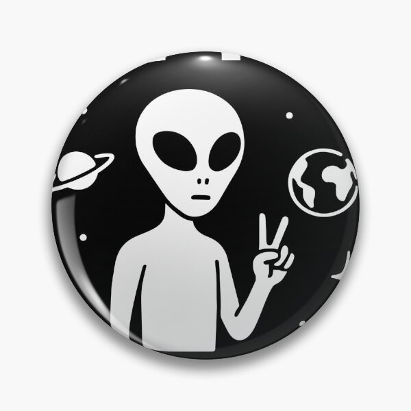 Item preview, Minimalist Monochrome Alien T-shirt – UFO Aesthetic for Space Lovers designed and sold by Joy-Points.