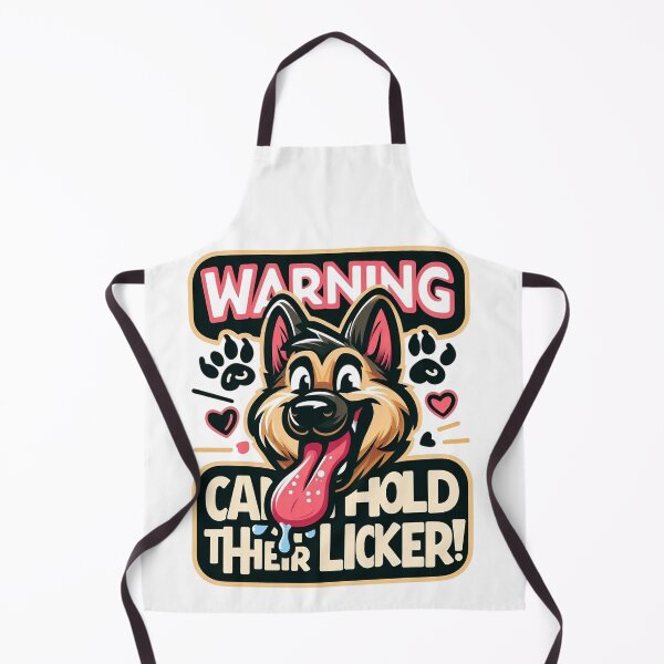 Item preview, Warning: German Shepherd Can’t Hold Their Licker – Funny Dog Lover Design designed and sold by dogslover22.