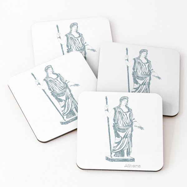 Item preview, Poster with the theme of Greek mythology. Goddess Athena designed and sold by TaniaArtDesign.