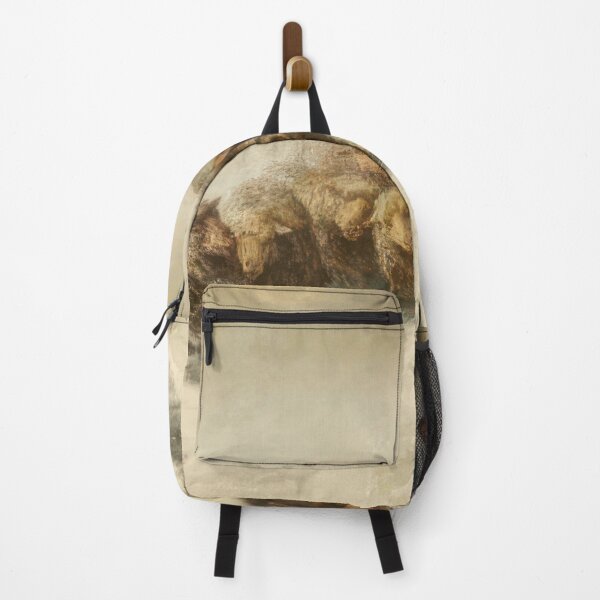 Item preview, FLOCK OF SHEEP IN THE SNOW - Romanticism, Naturalism by August Friedrich Schenck designed and sold by GabyddAlessandr.