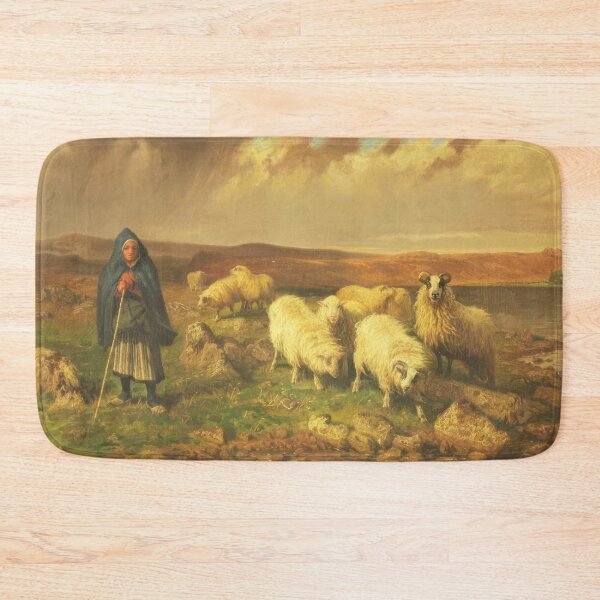 Item preview, Hirte Mit Seiner Schafherde - Romanticism by August Friedrich Schenck designed and sold by GabyddAlessandr.