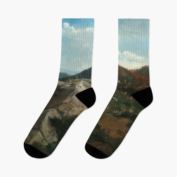Item preview, Mountain landscape - Romanticism by August Friedrich Schenck designed and sold by GabyddAlessandr.