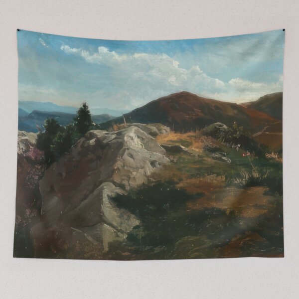 Item preview, Mountain landscape - Romanticism by August Friedrich Schenck designed and sold by GabyddAlessandr.