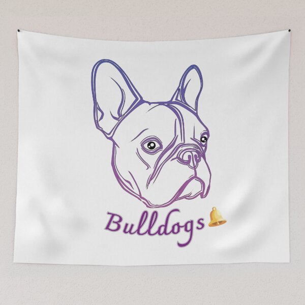 Item preview, Bulldogs mascot ,Doodle Bulldogs cute mascot designed and sold by DEEMAK.