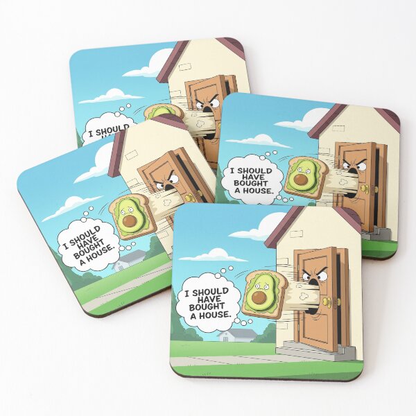 Item preview, Funny Avocado on Toast Gets evicted designed and sold by AdamM00297.