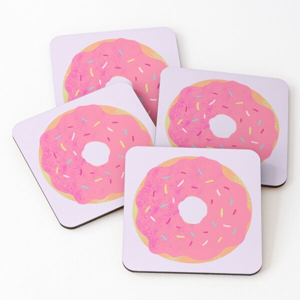 Item preview, A Delicious Sweet Pink Strawberry Frosted Donut designed and sold by Yulia Saraswati.