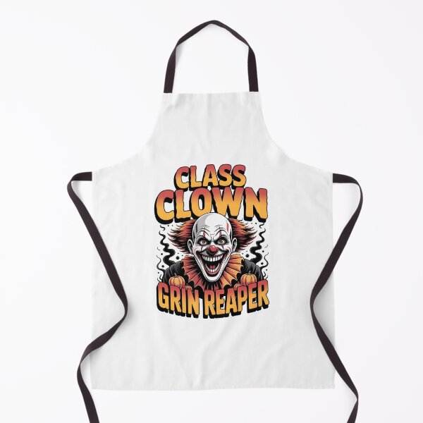 Item preview, Class Clown Grin Reaper – Funny Evil Clown Halloween Back to School designed and sold by MissRasheedHam.