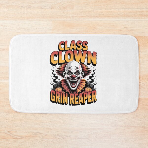 Item preview, Class Clown Grin Reaper – Funny Evil Clown Halloween Back to School designed and sold by MissRasheedHam.