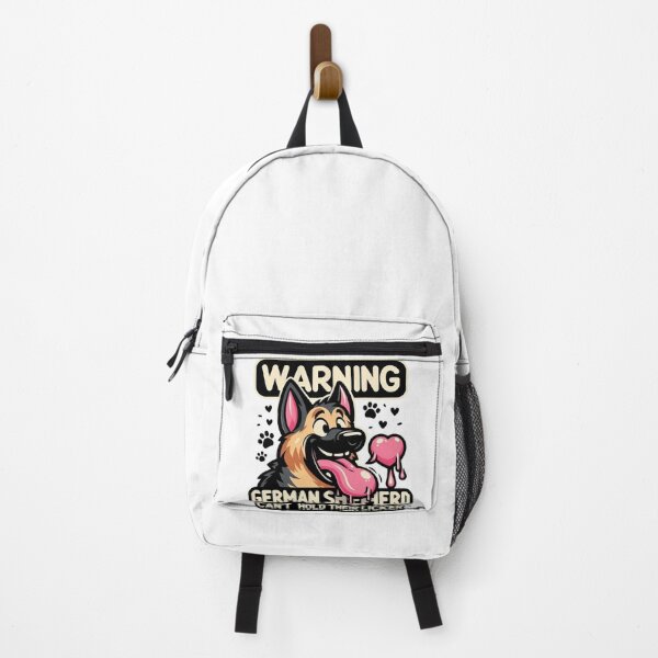Item preview, Can’t Hold Their Licker – German Shepherd Dog Kisses Warning designed and sold by dogslover22.