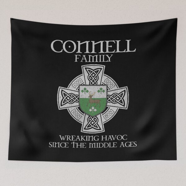Item preview, Connell Family Crest – Medieval Heritage Emblem for Ancestry Lovers & Vintage Style Fans designed and sold by 9X FR.