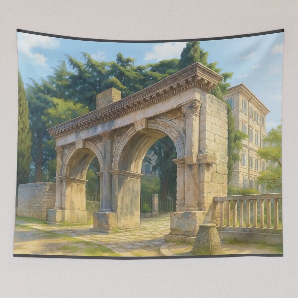 Item preview, Porta Gemina Roman City Gate in Croatia designed and sold by KAI-Studio.