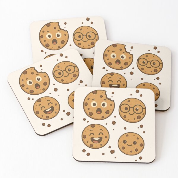Item preview, Cookie Crew – Cute Cartoon Chocolate Chip Cookies designed and sold by Bramble99.